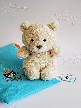 Jellycat London AUTHENTIC Bartholomew Bear Junior Plush w/Dust Bag NEW WITH TAGS